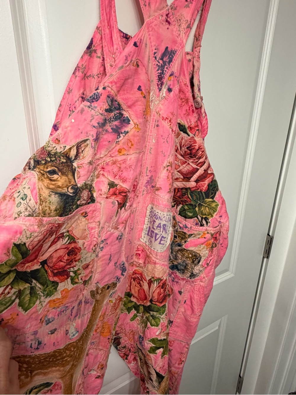 Magnolia Pearl Deerest Love Overalls - Picture 5 of 7